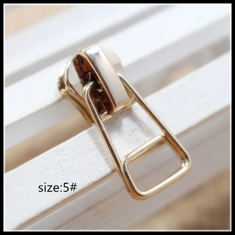 5 20pcs Wholesale High quality metal cool copper zipper head, clothing