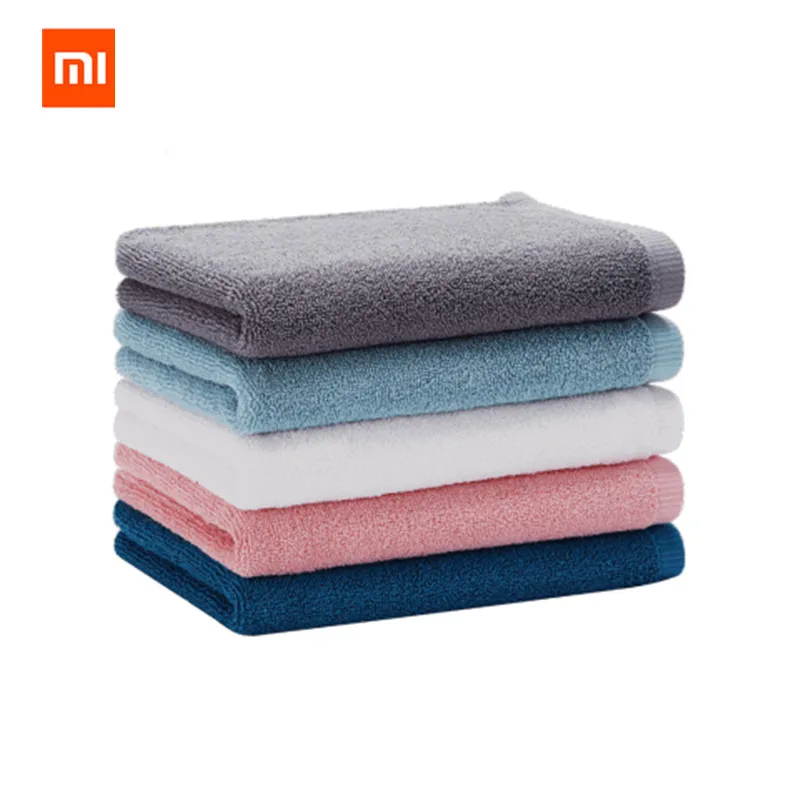 

XIAOMI Mijia 32 x 70cm Towel 100% Cotton 5 Colors Strong Water Absorption Bath Soft and Comfortable Beach Face Hand Towels