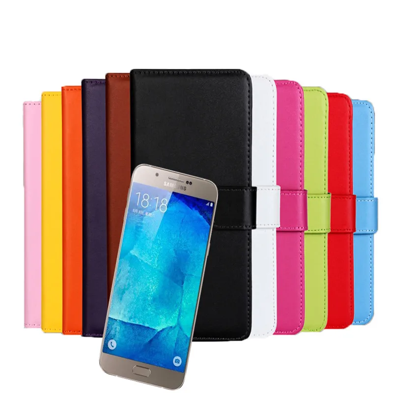 

A8 Case For Samsung Galaxy A8 A8000 Coque Flip Leather Cover Fundas Capa Cell Phone SmartPhone Cases Etui Wallet Accessory Bags