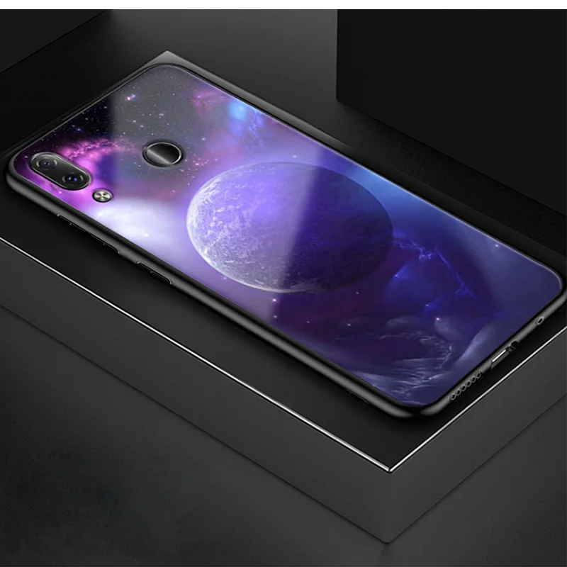 

Tempered Glass Painted Cases For Lenovo Z5 L78011 Case Back Cover Protective Shell For Lenovo Z 5 L78011 case coque skin