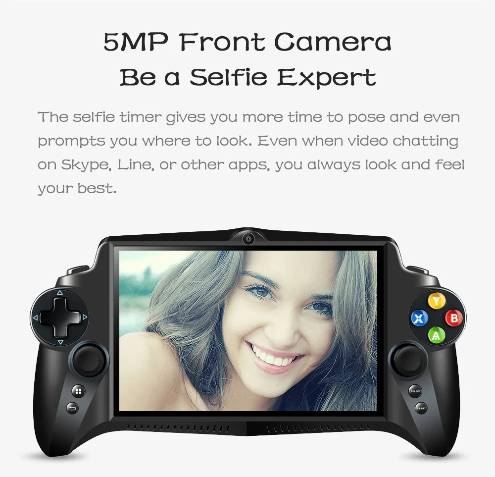 GamePad Game Tablet PC RK3288 7'' Android 4.4 Quad Core Game Handheld Console (4)