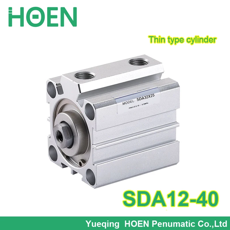SDA12-40 Airtac Тип Пневматический Компактный цилиндр SDA12 * 40 12 мм диаметр ход M5 0 8 порт