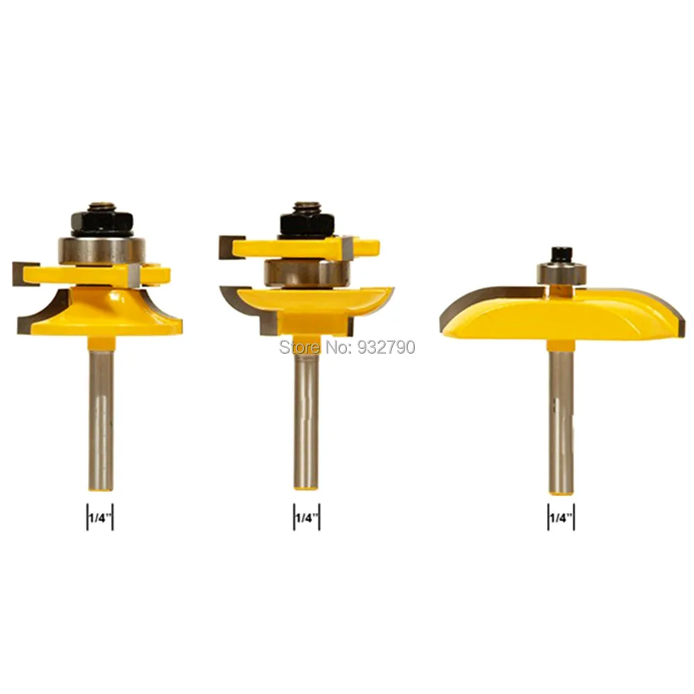 3 Bit Ogee Raised Panel Cabinet Door Router Bit