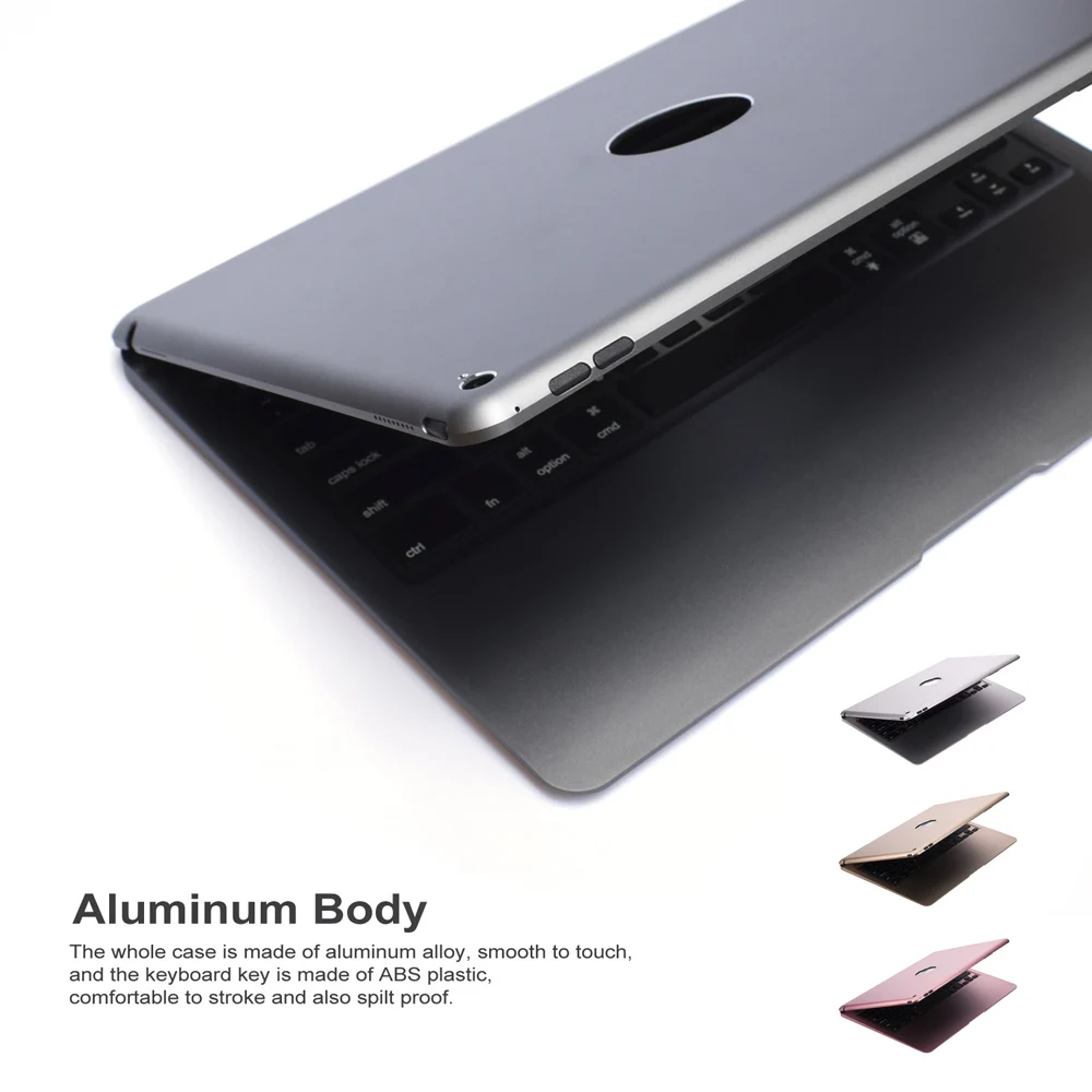 Чехол с клавиатурой Witsp@ d для iPad pro 12,"(), алюминиевая тонкая беспроводная клавиатура с подсветкой Bluetooth и зарядным устройством 5200 мАч