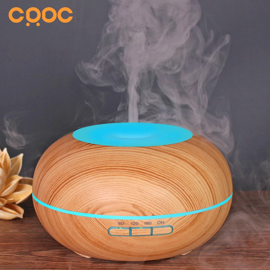 New! CRDC 300ml Air Humidifier Essential Oil Diffuser Aroma Lamp