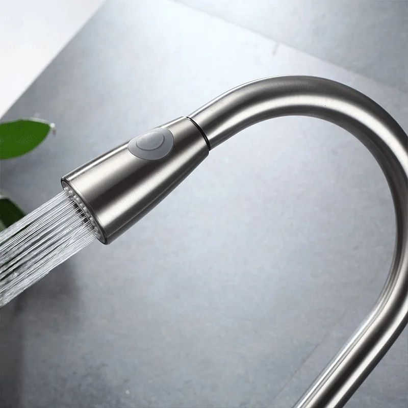 

Hot Pull Out Faucet Tap Kitchen Basin Sink 360 Degree Rotation Hot Cold Water Mixer FQ-ing