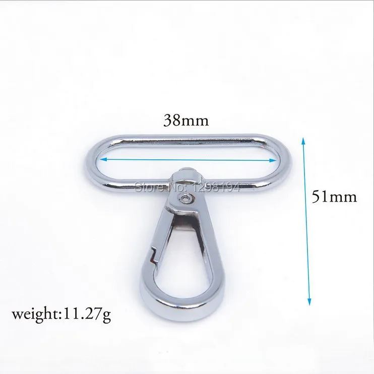 

20PCS Curved Lobster Clasps Swivel Trigger Clips Snap Carabiner Lanyard Hook Hardware Backpack Keychain Camping Hike