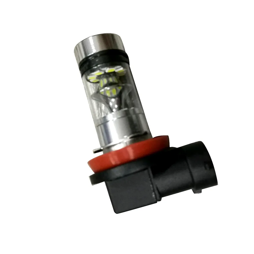 

2PCS Ultra White LED Fog Light Driver Light Accessories Refit Kit Light Bulb H8 H11 100W 20LED High Power 6500k 19Mar22