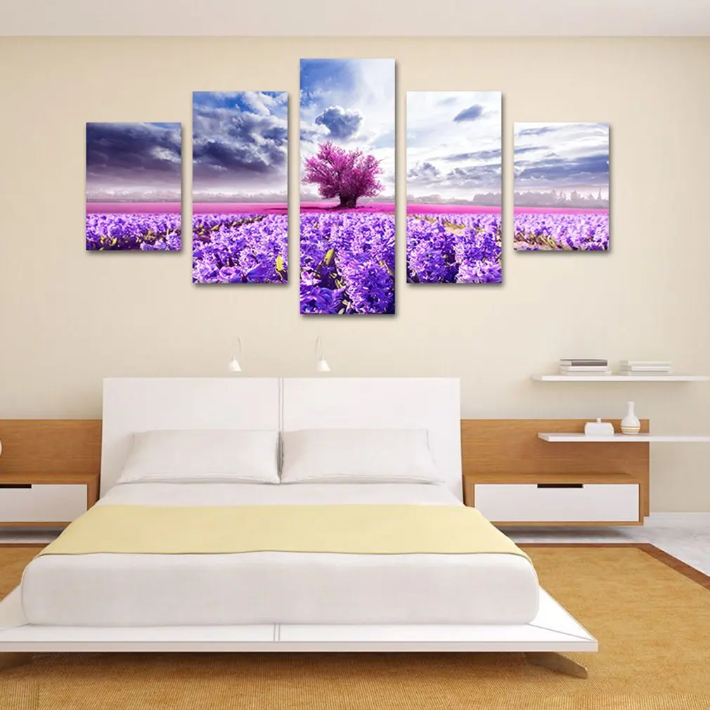 11490 фиолетовая Лилия Frameles картина маслом холст живопись художественное оформление стен холст Современная домашняя декоративная живопись