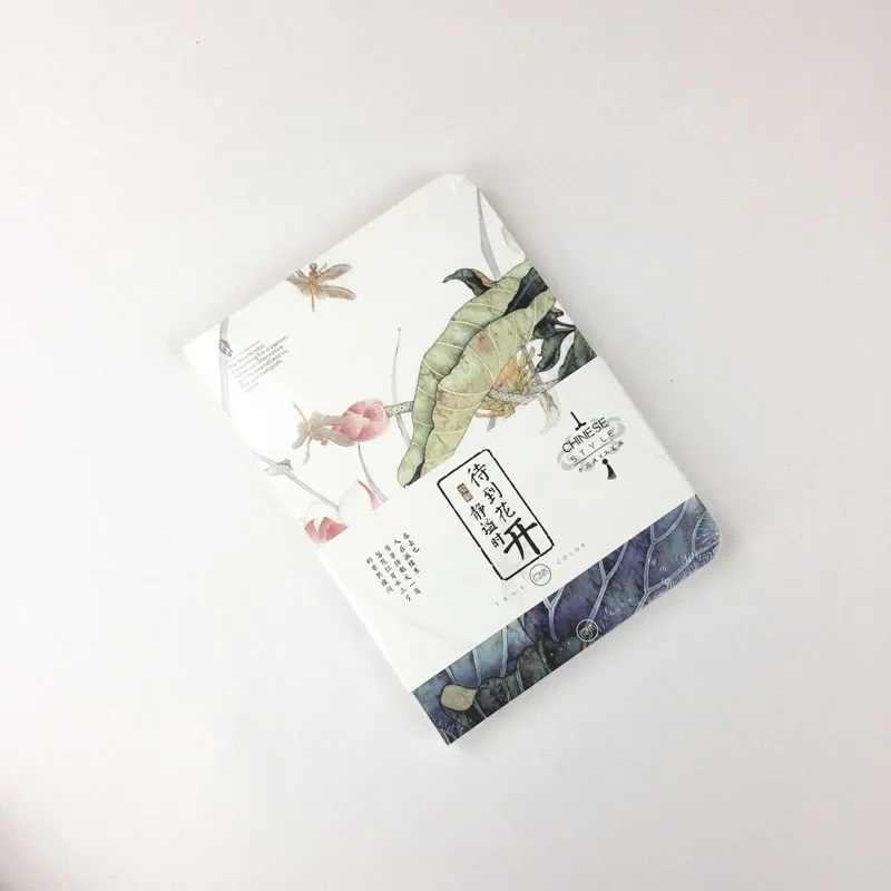

Notebook A5 scrapebooking bullet journal sketch book stationery kawaii cute lotus flower handbook school diary notepad