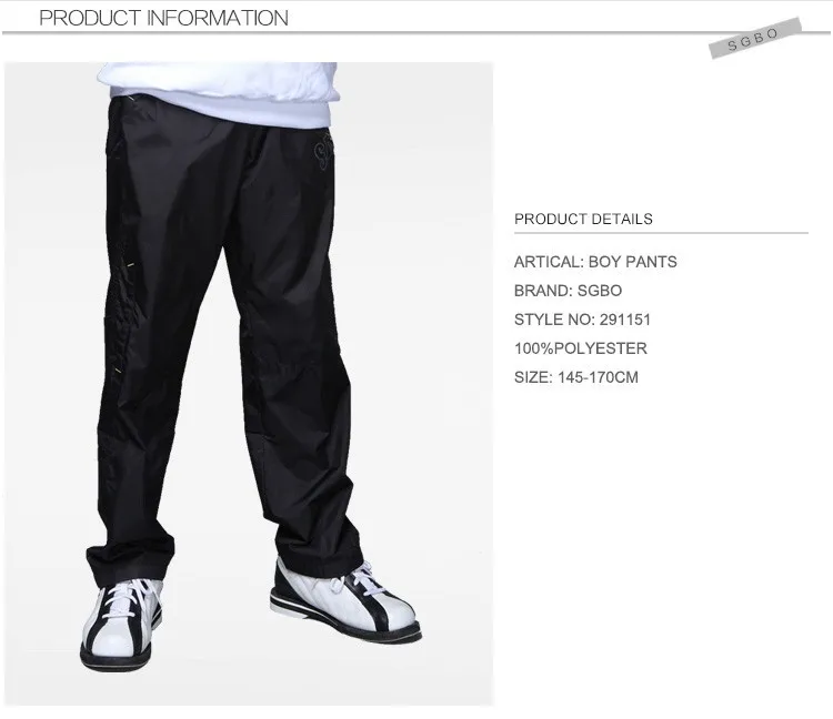 SGBO Brand 2015 Autumn and Winter New FOR 11 12 13 14 15 16 years Sports roupas infantis Sweatpants pantalones boys pants 291151 (1)