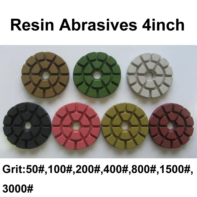 Resin Abrasive Pad 4 inch (100 mm) AA Grade Floor Polishing Pads for