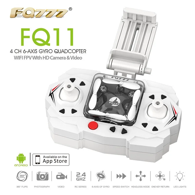 FQ777 FQ11 Wifi FPV with Foldable Arm 2 4G 4CH 6 Axis Headless Mode One Key