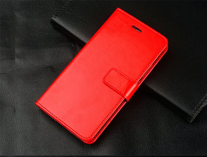 Power ice Классический роскошный флип-кошелек с подставкой из искусственной кожи чехол для highscreen power ice 5,0 ''защитный чехол для мобильного телефона - Цвет: Красный