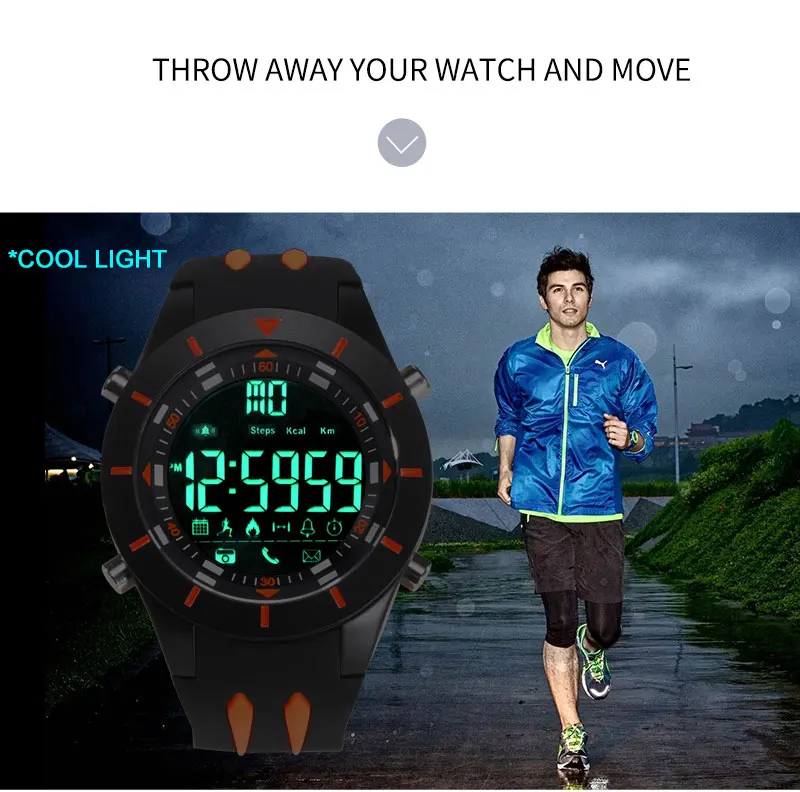 SMAEL цифровые наручные часы 5 бар водонепроницаемые брендовые Роскошные модные мужские часы 8002 крутые Мужские кварцевые светодиодный спортивные часы для бега