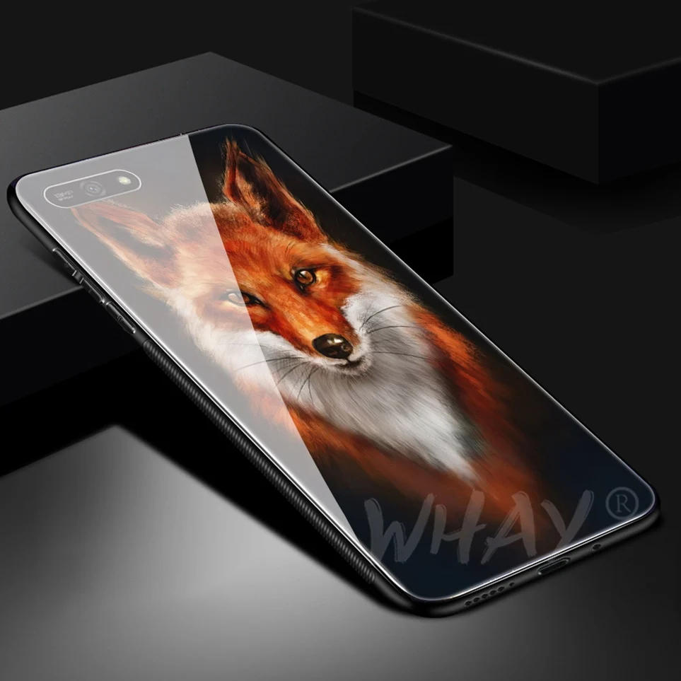 WHaY Glass Case For Huawei Honor 7A Luxury Pattern Coque For P20 Pro P Smart Cover Mate P20 10 Lite Honor 10 9 Lite Y6 2018 Case (13)
