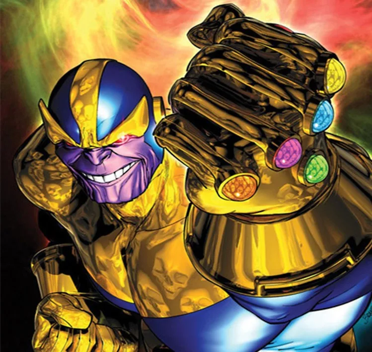 Marvel Фильм Мстители 3 танос браслет бесконечный драгоценный камень персонализированный кожаный веревочный плетеный браслет креативный ювелирный подарок