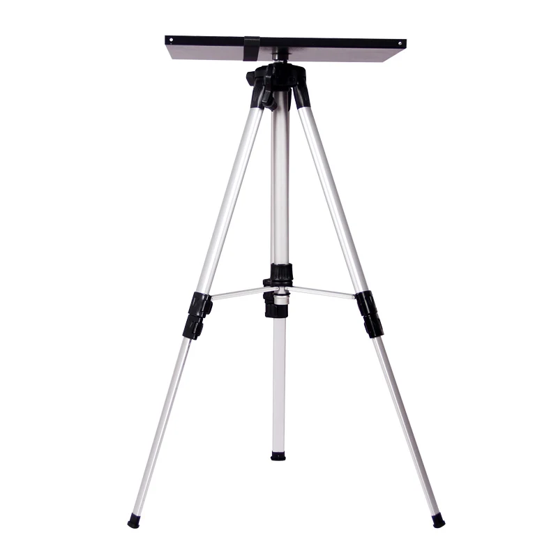 Foldable Portable Projector Tripod Floor Stand with Tray Flexible