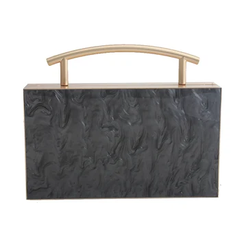 

bolsa feminina acrylic wallet luxury handbags women bags designer shoulder bag boutique purse evening bag clutches black white