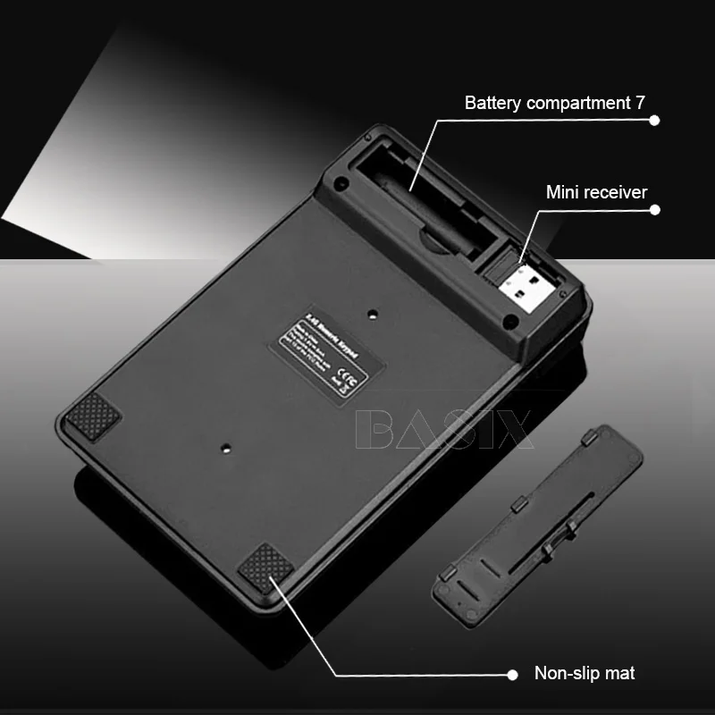 Беспроводная клавиатура Basix 2 4 ГГц мини USB цифровая 19 клавиш цифровой планшет