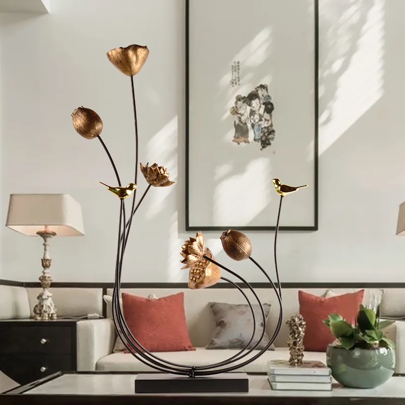 Novo Chinês Zen ornamentos varanda escritório sala