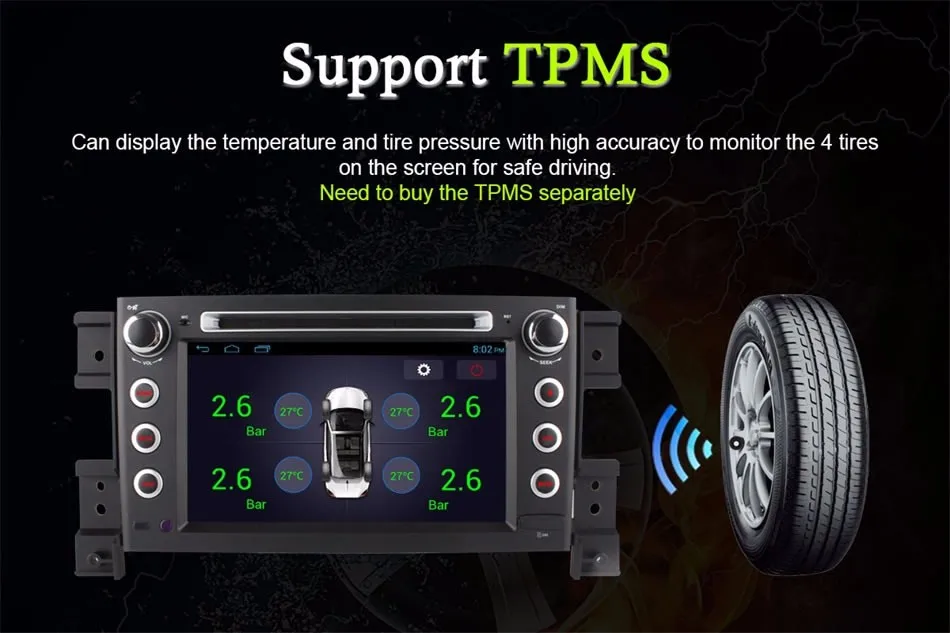 Sale 4G LTE Octa Core 2GB RAM Android 6.0 Car DVD For SUZUKI GRAND VITARA 2008 2009 2010 2011 2012 2013 2014 2015 GPS Radio Stereo BT 16