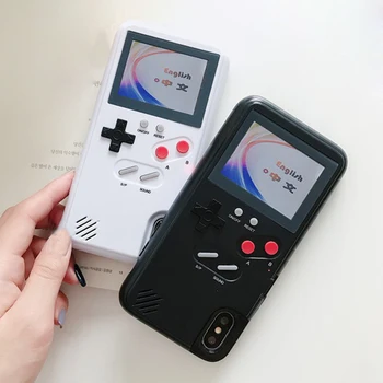 

NEW Color Display 36 Classic Game Phone Case For iPhone 6 S 7 8 Plus Console Game Soft TPU Silicone Cover For iPhone X XS Max XR