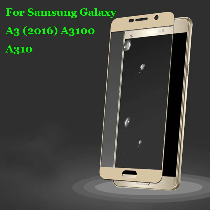 

For Samsung A3 2016 Full Coverage Tempered Glass 9H 2.5D Premium Screen Protector Film For Samsung Galaxy A3 (2016) A310 4.7"