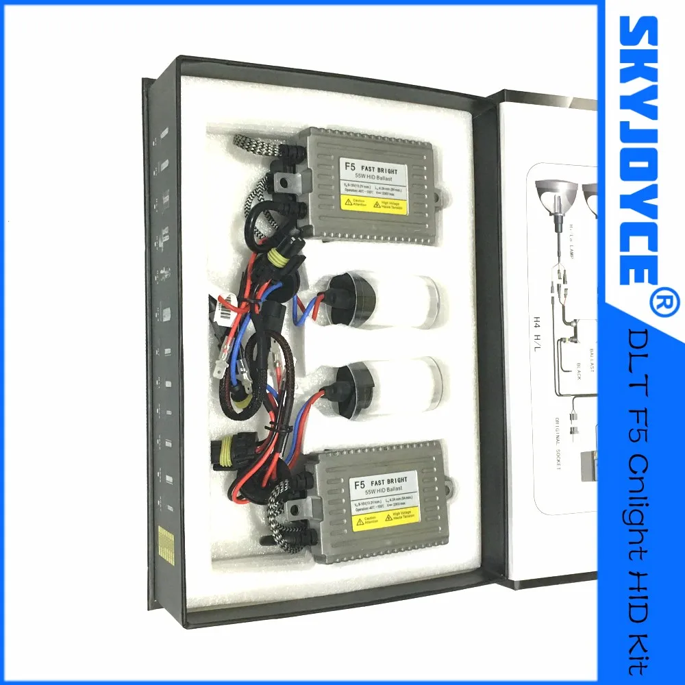 2018 DLT F5B 55 Вт комплект для быстрой яркости hid H1 H3 H7 H8 H9 H11 9005 9006 ксеноновый быстрого