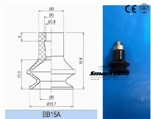 /в сборке при помощи присосок BB15A-3-N60B-EM5 20 шт./лот