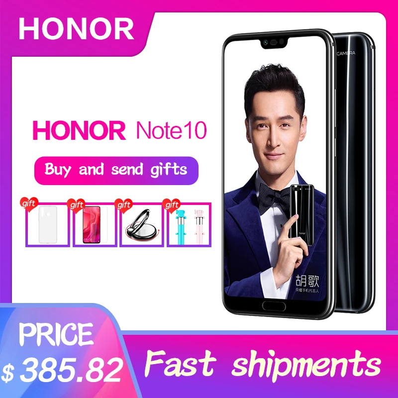 

New Huawei Honor 10 5.84 inch 2280x1080p screen Mobile Phone Octa Core face ID NFC android 8.1 3400mAh battery 19:9 Full Screen