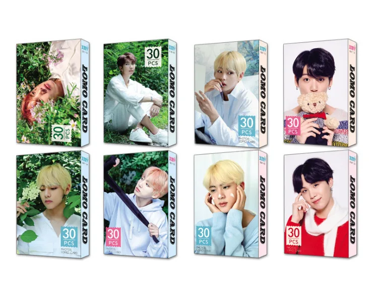 

30pcs/set K-pop Bangtan Boys Album Lomo Cards New Fashion Paper Photo Card Hd Photocard
