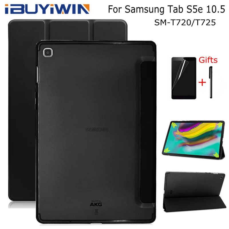 Ультратонкий смарт чехол iBuyiWin из искусственной кожи для Samsung Galaxy Tab S5e 10 5 SM T720/T725