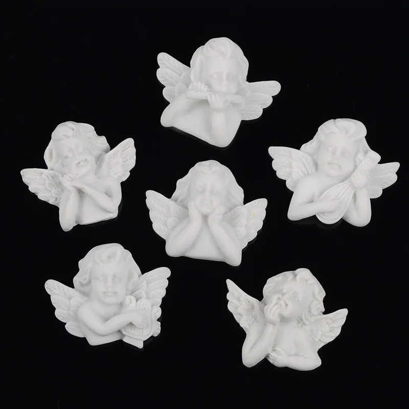 

6PCS Baroque angel Filler For Clear/Fluffy Mud Popular Box Toys Kids Lizun Slime DIY Kit Accessories Children Modeling Clay