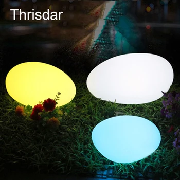 

Thrisdar IP68 Stone Shape Outdoor Garden Lawn Lamps 16 Color Pond Landscape Path Floating Swimming Pool Ball LED Lamp