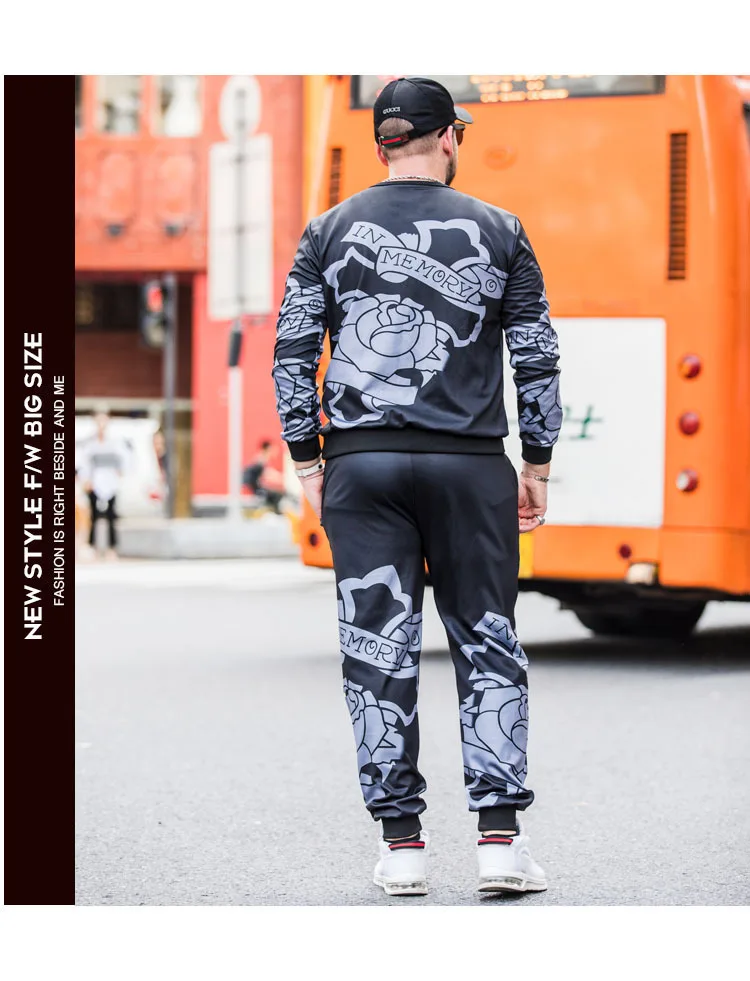 2019 набор мужского спортивного костюма осень спортивные спортивный костюм Фитнес джоггеры Спортивная одежда для мужчин s Толстовка брюки