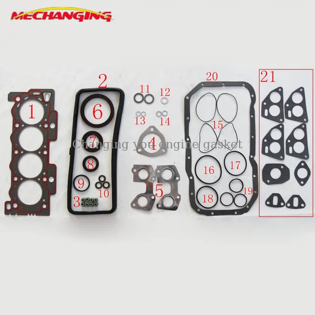 

For CITROEN AX BX ZX C15 TIARA K1H TU3M TU3A Engine Parts Auto Parts With Cylinder Head Gasket Engine Gasket 0197.H8T 50038800