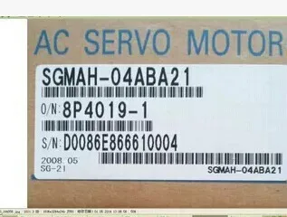 

NEW&ORIGIANL AC SERVO MOTOR SGMAH-04ABA21