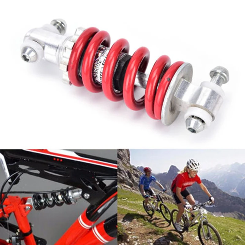 

MTB Mountain Bike Bicycle Spring Shock Absorber 650LBS/IN 750LBS/IN Aluminum Alloy For Folding Bike Bicycle Parts Rear Shocks