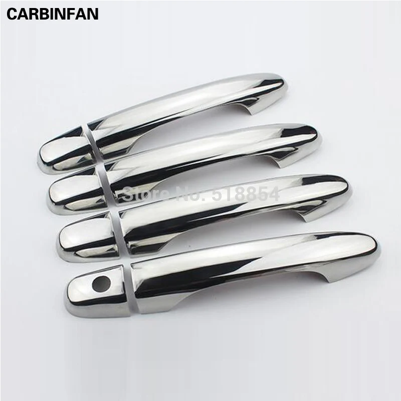 

FIT FOR 2012 2013 2014 CR-V CRV / CIVIC CHROME SIDE DOOR HANDLE BAR COVER CATCH TRIM MOLDING CAP MOULDING ACCESSORIES 8PCS/SET