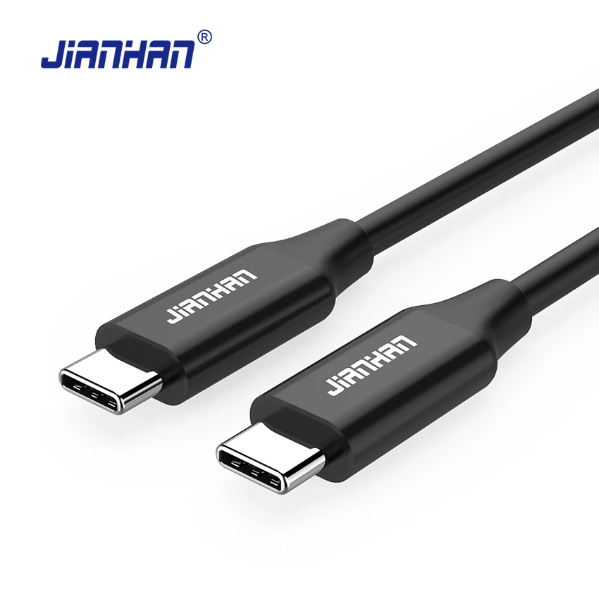 JianHan High Speed USB Type C Cable Type C to Type C Data Sync Charging Cable Charger for