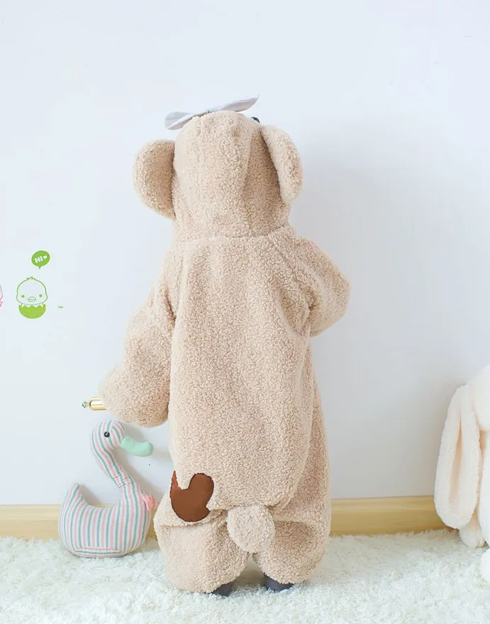 Новинка 2016 Детский комбинезон с медведем Duffy пижама для детей костюм косплея