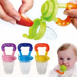 Детские Прорезыватели для зубов Портативный младенческой фруктовые соска укус силиконовый Прорезыватель безопасности подачи соску