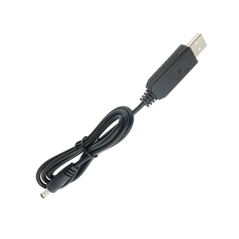 USB повышающий мощность линии постоянного тока 5 В к DC 5 В/9 В/12 В Повышающий Модуль USB конвертер Кабель-адаптер 2,1x5,5 мм разъем aokin