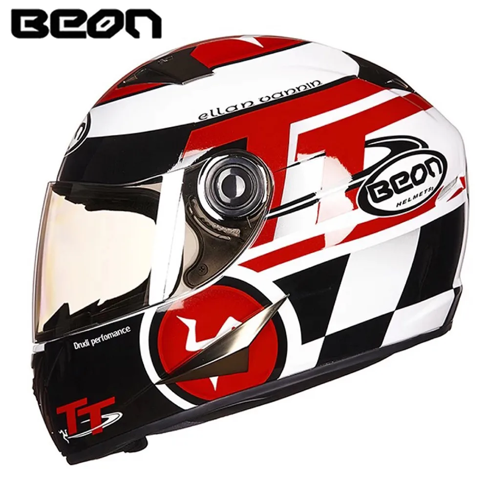 BEON мотоциклетный шлем для гонок с полным лицом мужской каска Casco Moto Motocicleta Capacete Kask