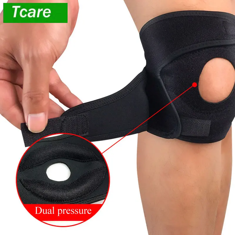 1 шт. коленный бандаж поддержка конечная Регулируемая коленный бандаж/Открытый коленной чашечки стабилизатор для артрита, ACL, бег, облегчение боли