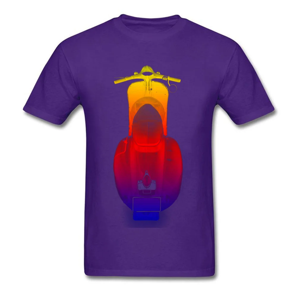 my retro motorbike Funny NEW YEAR DAY Pure Cotton O-Neck Boy Tops Shirts Design Clothing Shirt Coupons Short Sleeve T-shirts my retro motorbike purple