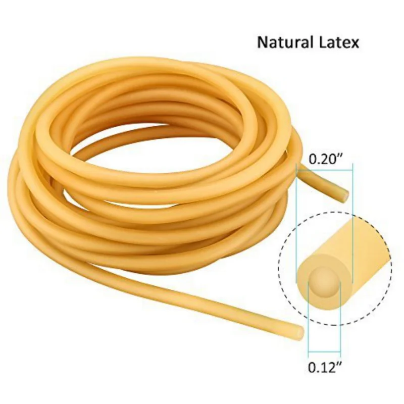 Резиновая лента трубка из натурального латекса мощная эластичная охотничья Спортивная Рогатка катапульты фитнес Йога хирургическая трубка резиновый шланг