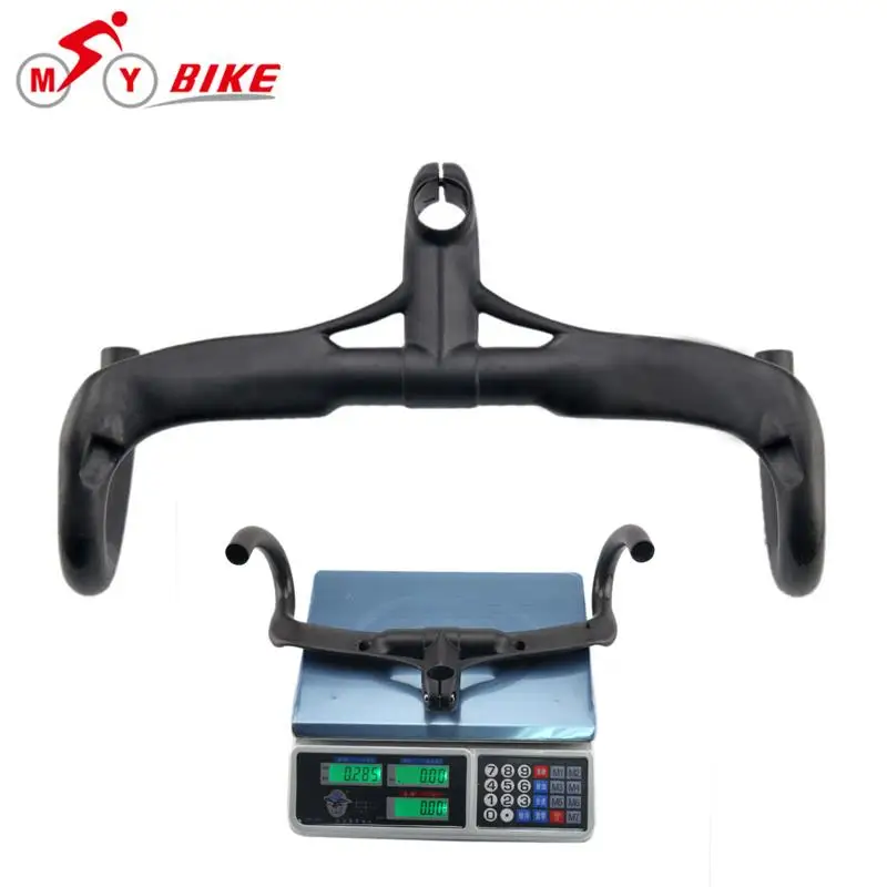 Carbon Handlebar Breaking wind Integrated Handlebars with Stem Bicycle