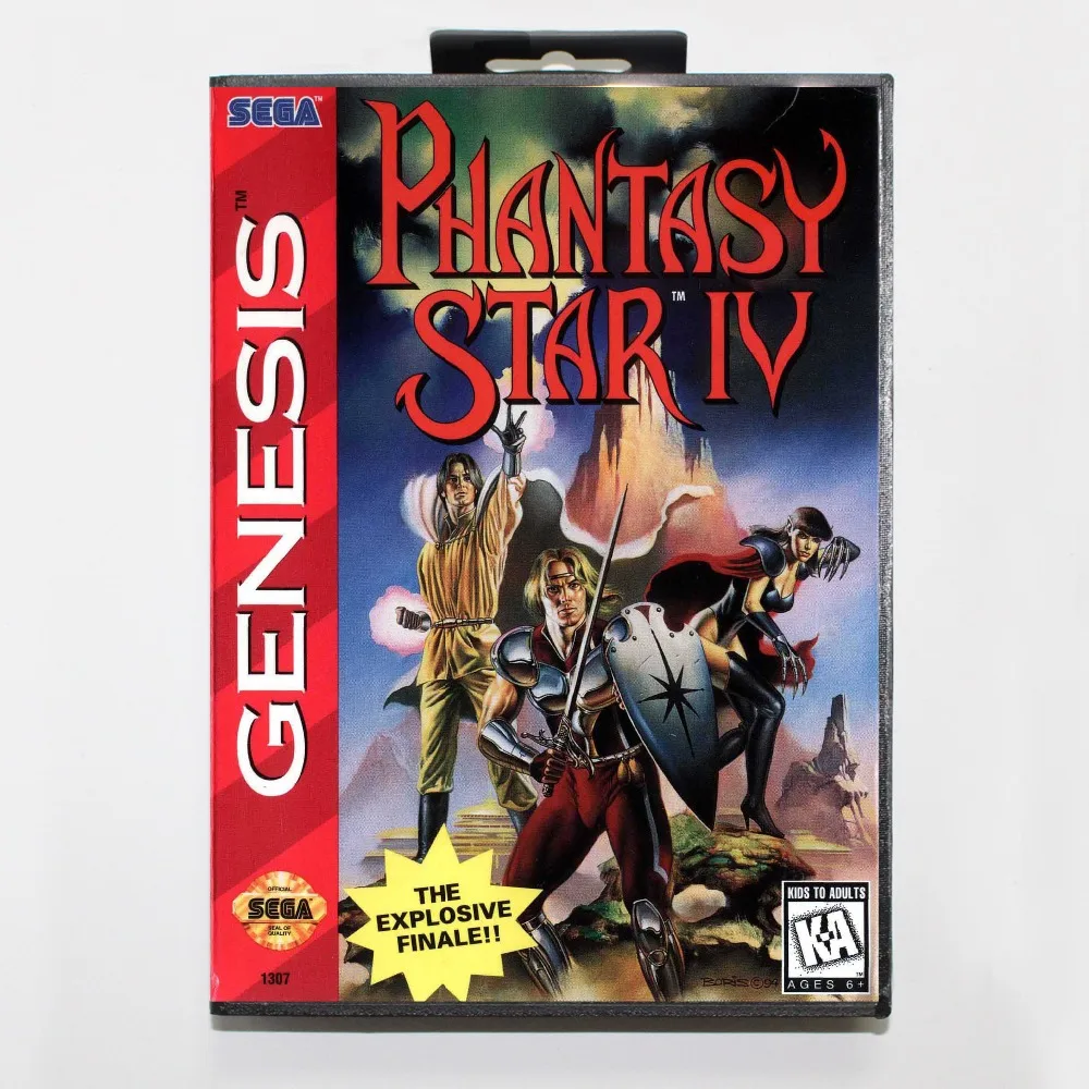 

Phantasy Star IV 16 Bit MD Game Card Include Retail Box For Sega Genesis & Mega Drive